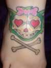 Cat/Skull tattoo