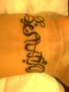 beautiful/disaster tattoo