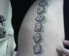 p5ycho scrabble tattoo