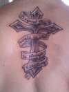 Cross "Beyond This World" tattoo