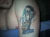 left arm skeleton tattoo