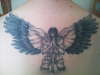 warrior angel wings tattoo