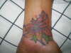 Lisa's after picture Of Flower tattoo