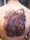 Tiger on my back tattoo