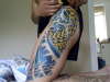 Tribel wave tattoo