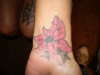 lisa's flower before tattoo