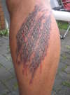 open island wound tattoo