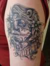 Gypsy sugar skull tattoo
