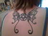 heartagram butterfly tattoo