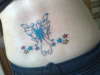 Butterfly and Stars tattoo