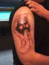Jesus portrait tattoo