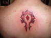 Horde Symbol tattoo