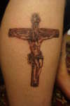 crusifix tattoo