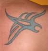 Tribal Manta Tat tattoo