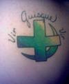 Cross and Crescent tattoo
