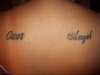 MY SONS NAME tattoo