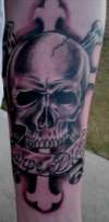 Skull And Crossbone tattoo