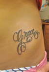 my middle name. tattoo