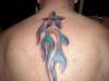 Star and Flames tattoo