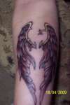 angel wings tattoo