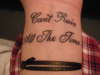 Can't rain all the time tattoo