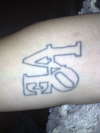 Robert Indiana LOVE tattoo