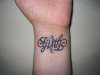 Faith tattoo
