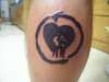 Aarons Rise Against tattoo