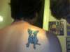 Blue Dog tattoo