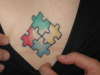 Heart Puzzle tattoo