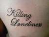 Killing Loneliness tattoo