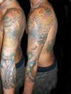 koi jap sleeve(left arm) tattoo