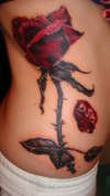 rose memorial tattoo