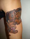 Greek Mythical Manticore tattoo