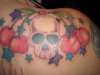 Skull Cherries tattoo