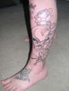 The Side Of My Left Leg tattoo