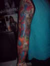 Back of  Maiden Sleeve tattoo