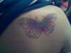 confederate butterfly tattoo