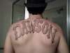upper back jersey tat tattoo