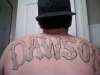 upper back jersey tat tattoo