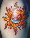 Burning Sun tattoo