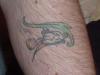 Leprechaun smoking pipe tattoo