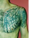 FREEHAND BIO-MECH CHEST tattoo